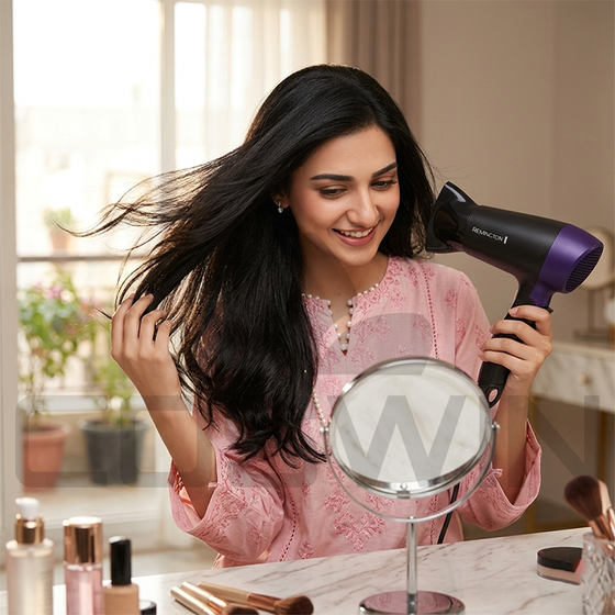 REMINGTON D2400 ON THE GO TRAVEL HAIR DRYER