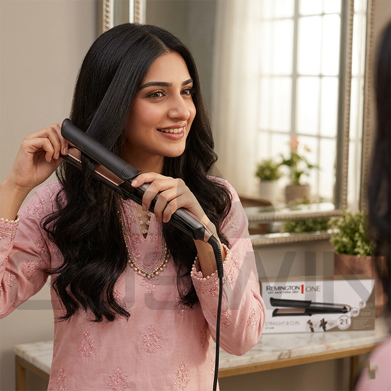 REMINGTON ONE STRAIGHT & CURL STYLER S6077