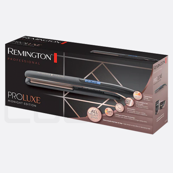 REMINGTON PROLUXE MIDNIGHT EDITION HAIR STRAIGHTENER S9100B