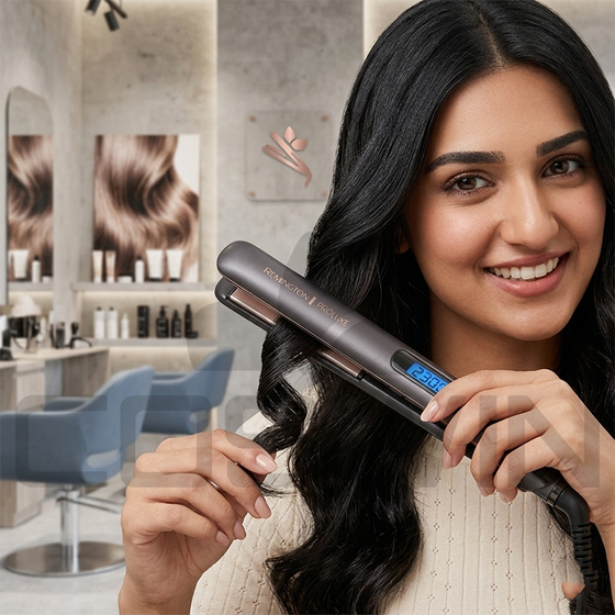 REMINGTON PROLUXE MIDNIGHT EDITION HAIR STRAIGHTENER S9100B