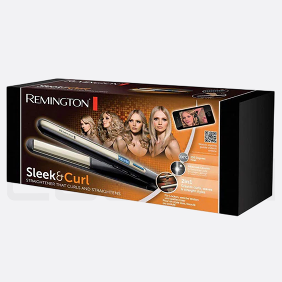 REMINGTON S6500 HAIR STRAIGHTENER SLEEK & CURL