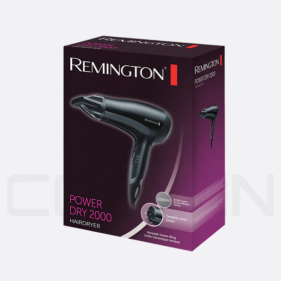 REMINGTON D3010 HAIR DRYER POWER IONIC 2000W