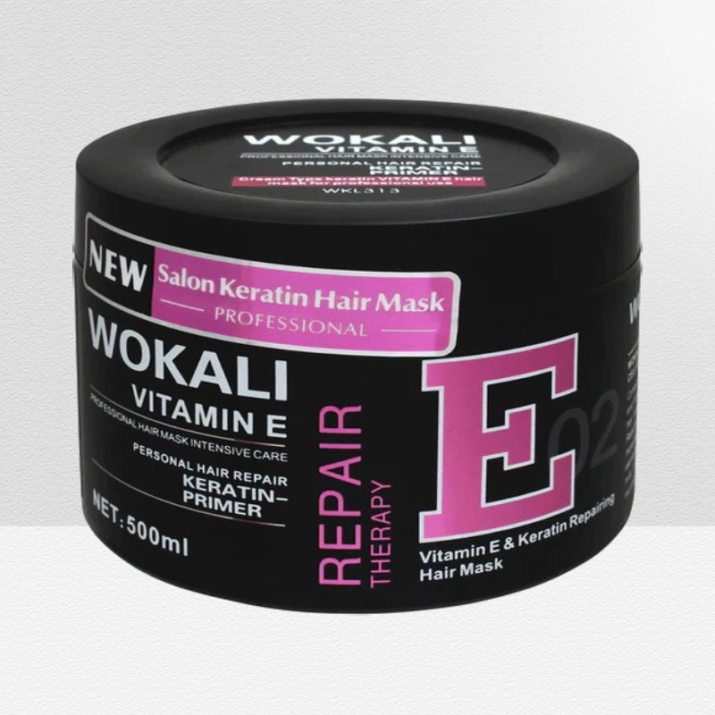 Wokali VItamin E & Keratin Repairing Hair Mask ( original )