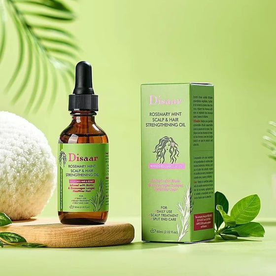 DISAAR Rosemary Mint Scalp and Hair Strengthening Oil, 60 ml