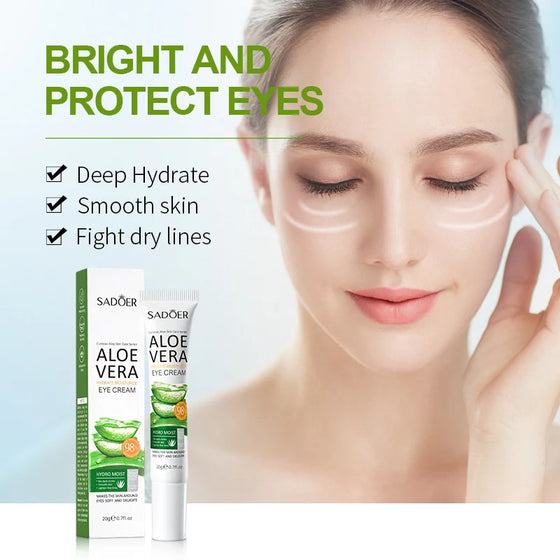 SADOER Aloe Vera Eye Cream To Remove Dark Circles