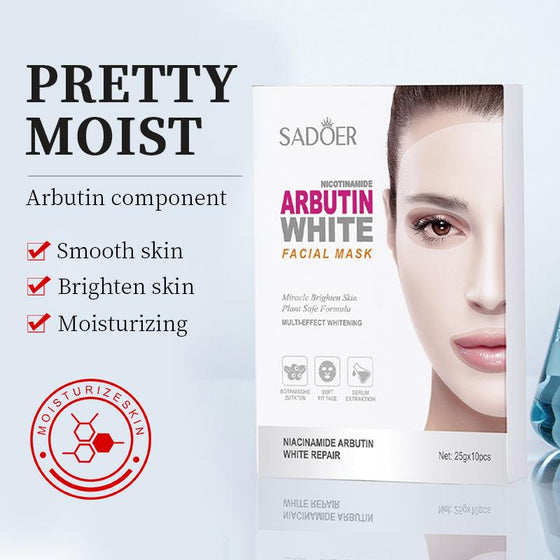 SADOER NICOTINAMIDE ARBUTIN WHITE FACIAL MASK