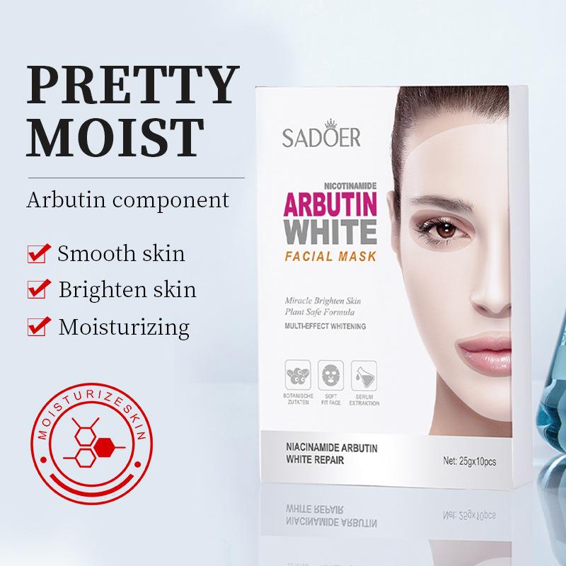 SADOER NICOTINAMIDE ARBUTIN WHITE FACIAL MASK