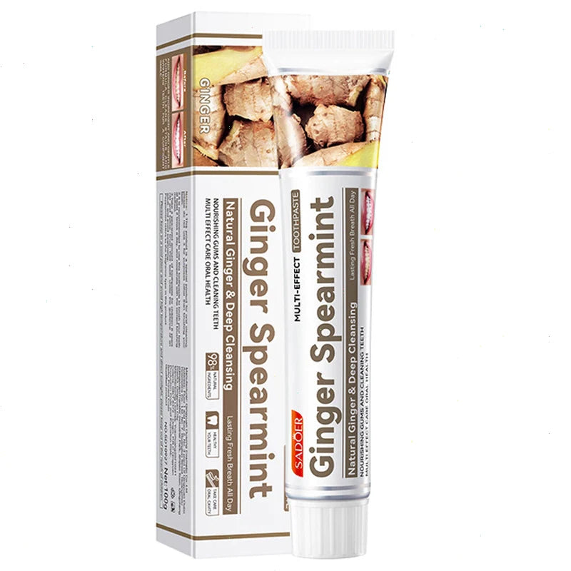 SADOER Ginger Spearmint Multi-Effect Toothpaste Oral Care Fresh Breath