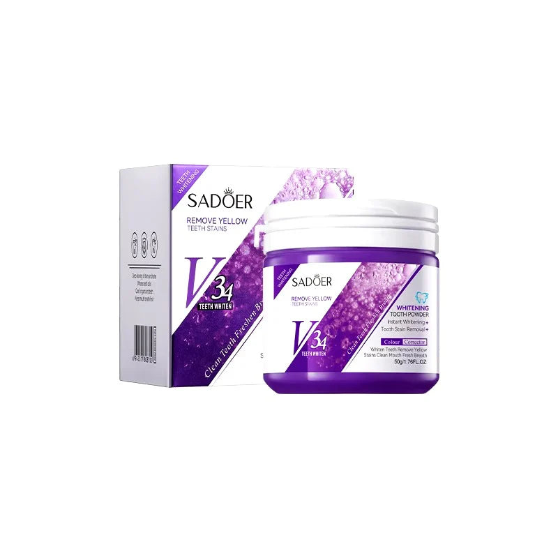 SADOER V34 Mint Whitening Toothpaste Powder