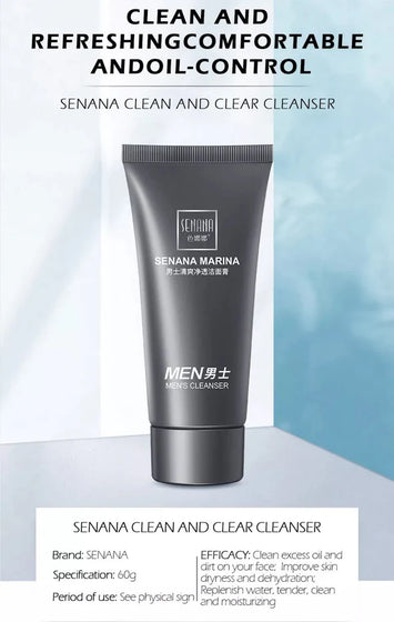 SENANA Oil Control Facial Cleanser For Men 60gm
