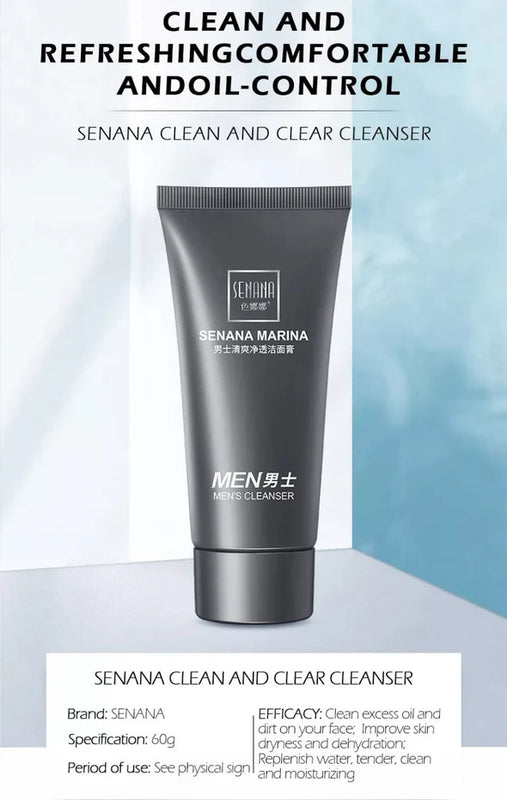 SENANA Oil Control Facial Cleanser For Men 60gm