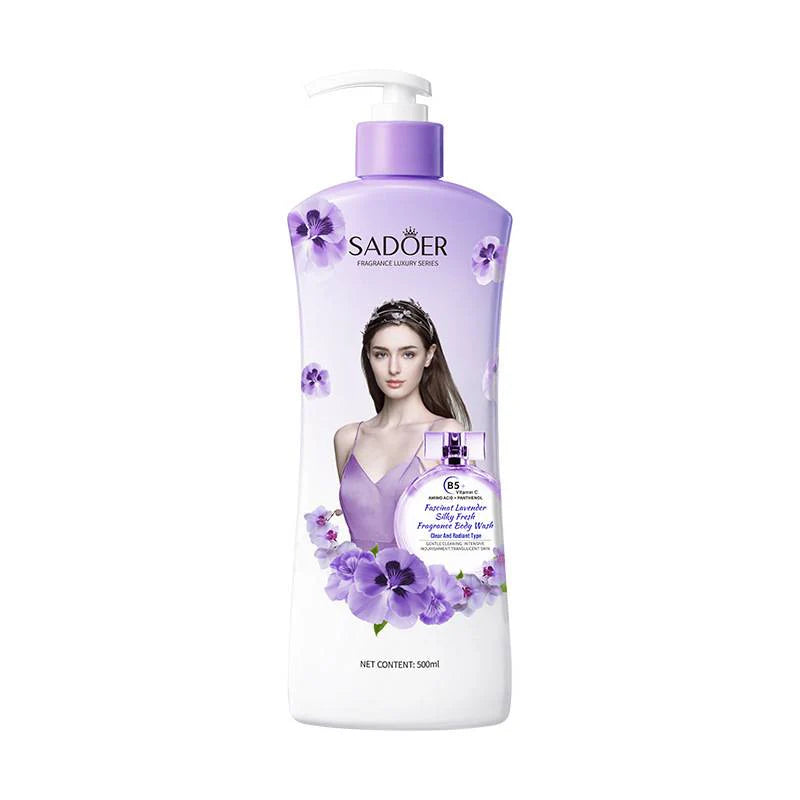 Sadoer Fragrance Luxury Series Lavender Silky Fresh Body Wash