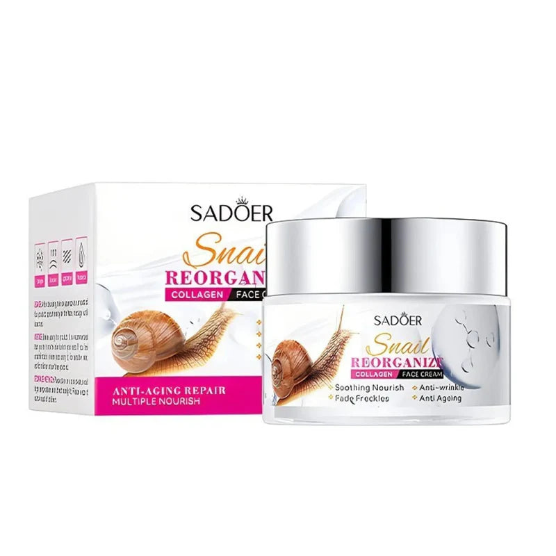 Sadoer Snail Reorganize Collagen Anti Aging Face Cream 50g