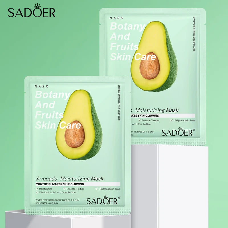 Sadoer Botany And Fruits Avocado Moisturizing Face Sheet Mask