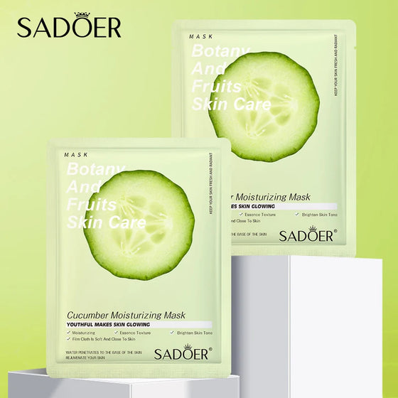 Sadoer Botany And Fruits Cucumber Moisturizing Face Sheet Mask