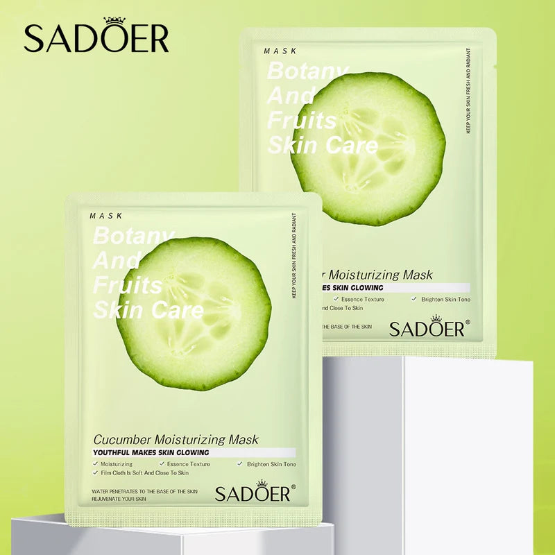 Sadoer Botany And Fruits Cucumber Moisturizing Face Sheet Mask