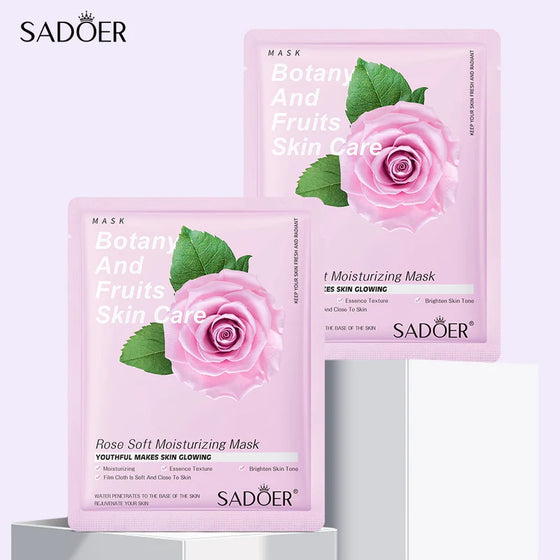 Sadoer Botany And Fruits Rose Moisturizing Face Sheet Mask