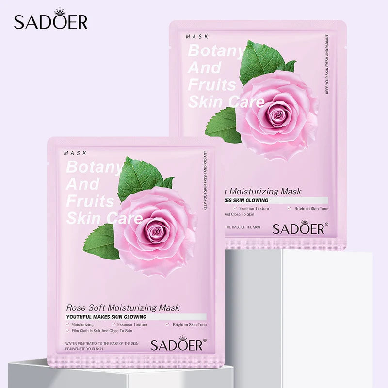 Sadoer Botany And Fruits Rose Moisturizing Face Sheet Mask
