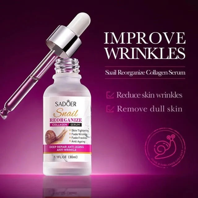 Sadoer Snail Reorganize Collagen Face Serum