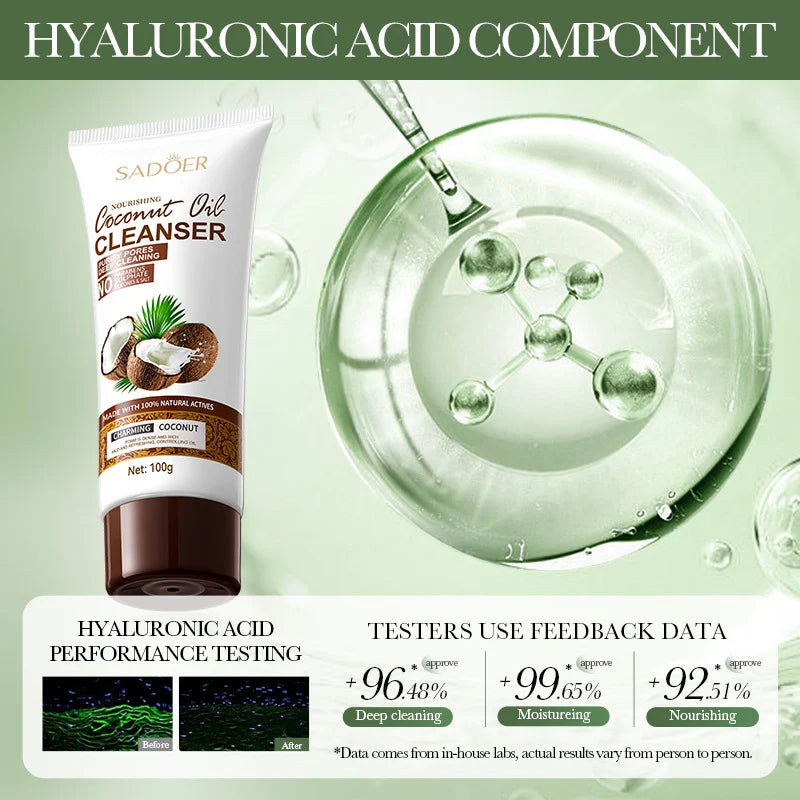 SADOER Nourishing Coconut Oil Purify Pores Cleanser