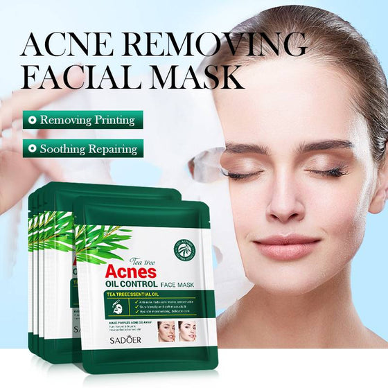 Sadoer Tea Tree Acne Oil Control Anti-Acne Facial Sheet Mask