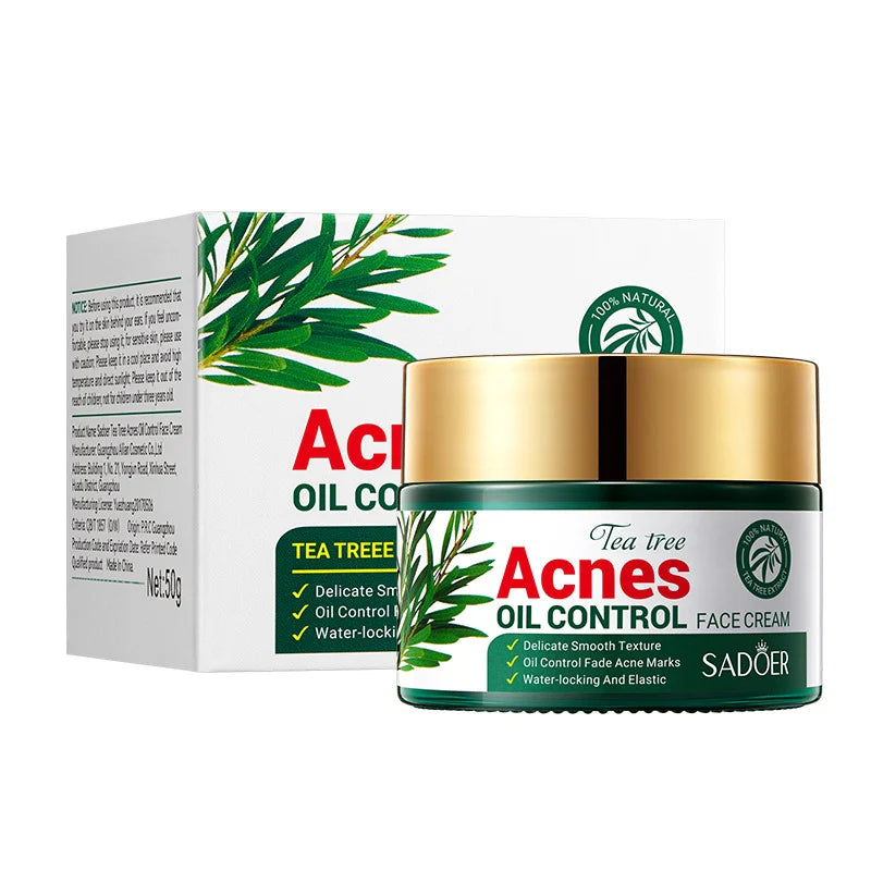 SADOER Tea Tree Acne Oil Control Face Cream