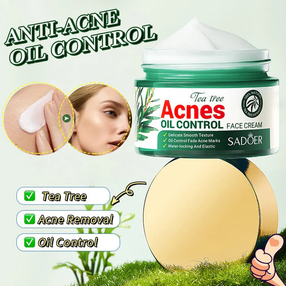 SADOER Tea Tree Acne Oil Control Face Cream