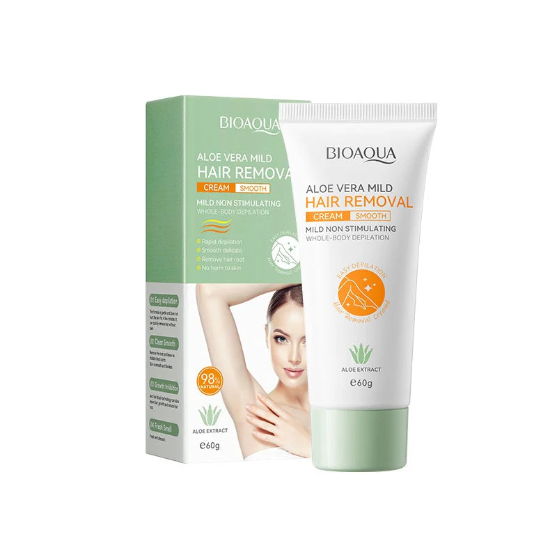BIOAQUA Aloe Vera Mild Smooth Hair Removal Cream 60g