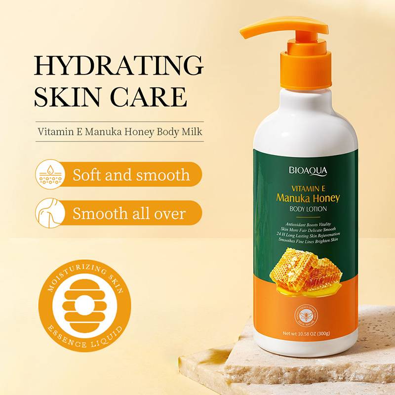 Bioaqua Vitamin E Manuka Moisturizing Honey Body Lotion 300g