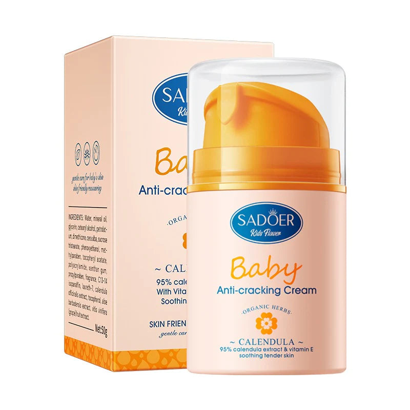 SADOER Baby Calendula Vitamin E Gentle Soothing Anti-Cracking Cream
