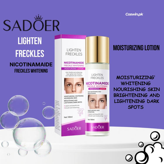 Sadoer lighten freckles nicotinamide whitening lotion