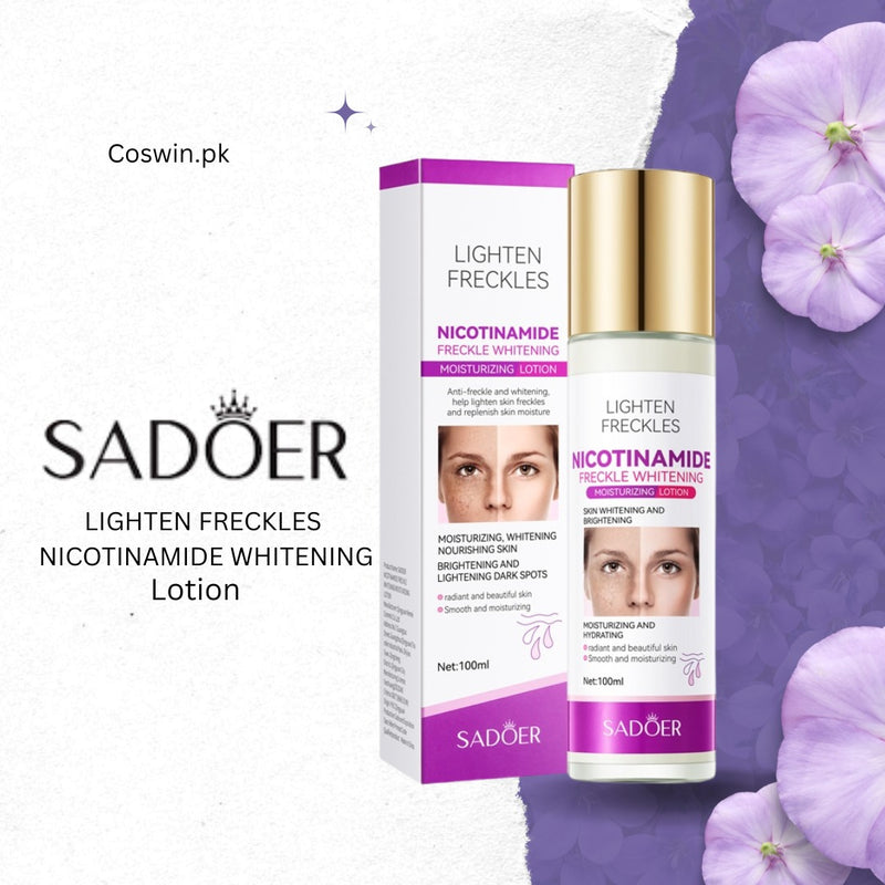 Sadoer lighten freckles nicotinamide whitening lotion