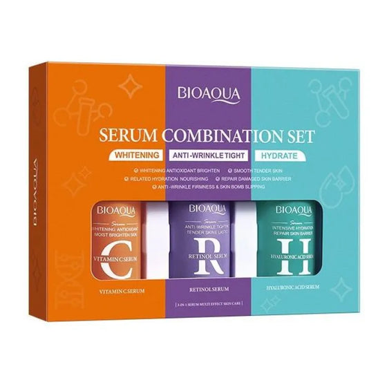 BIOAOUA Whitening Anti Wrinkle Hyaluronic Acid Serum Combination Set
