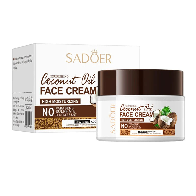 SADOER Nourishing Coconut Oil Moisturizing Face Cream