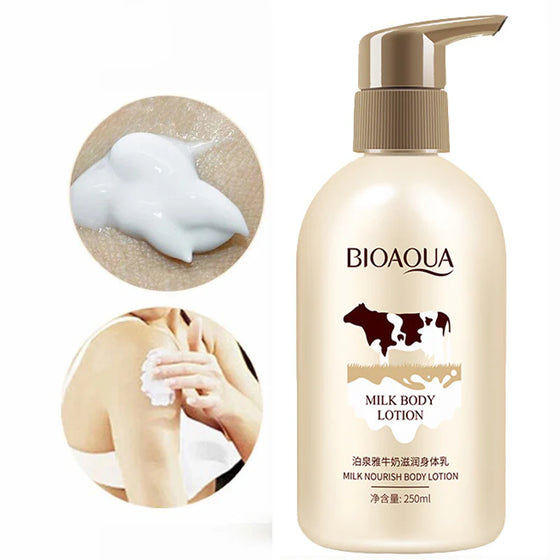 Bioaqua Milk Whitening Moisturizing Body Lotion 250ml