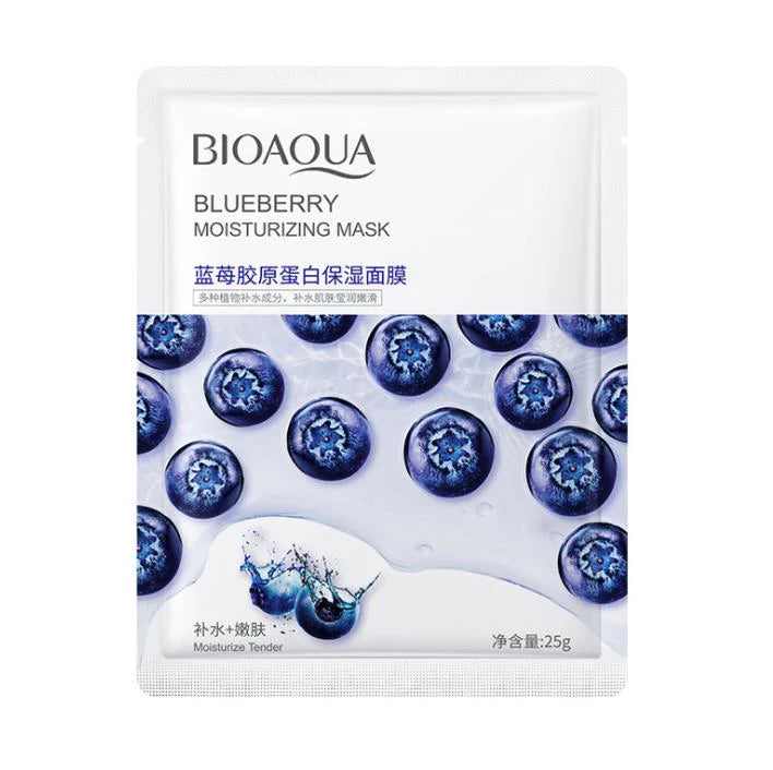 BIOAQUA Blue Berry Moisturizing Face Sheet Mask