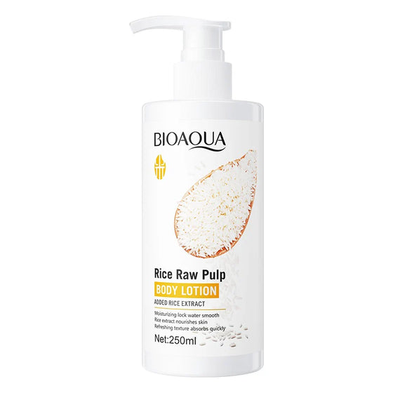 BIOAQUA Rice Raw Pulp Moisturizing Body Lotion 250ml