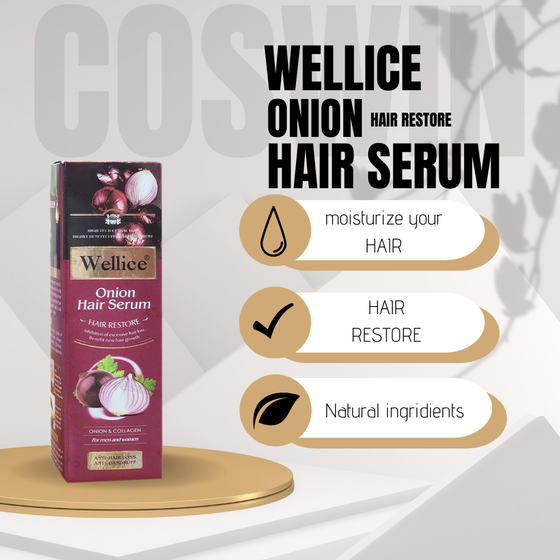 Wellice Onion Hair Restore Hair Serum