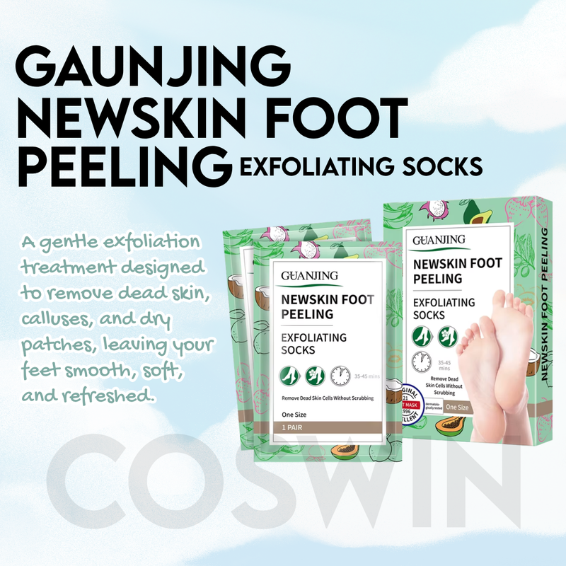 GUANJING Newskin Foot Peeling Exfoliating Socks