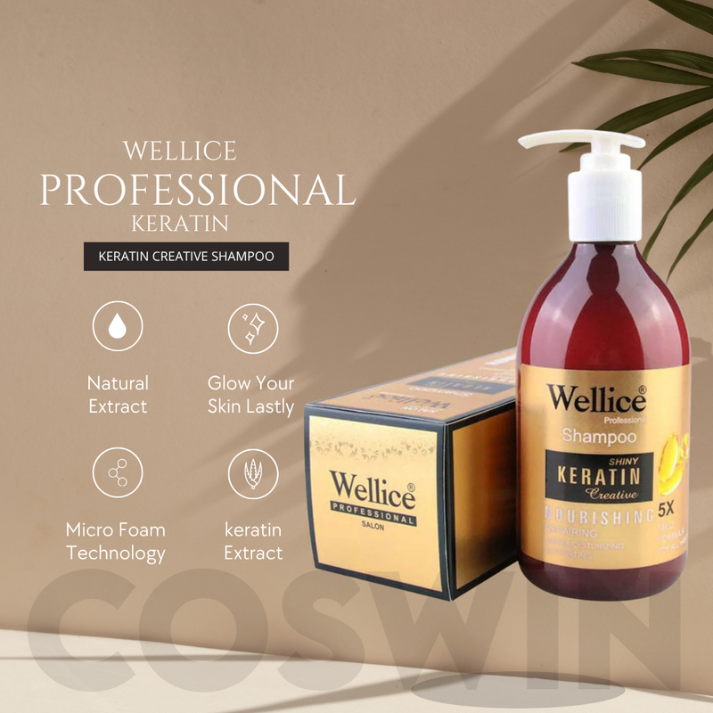 Wellice Keratin Creative Nourishing 5X Shampoo