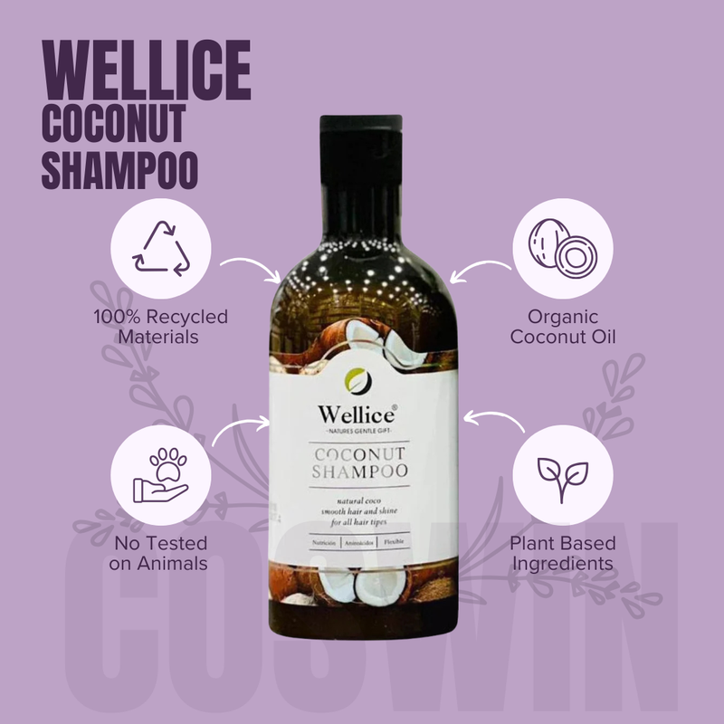 Wellice Coconut Shampoo
