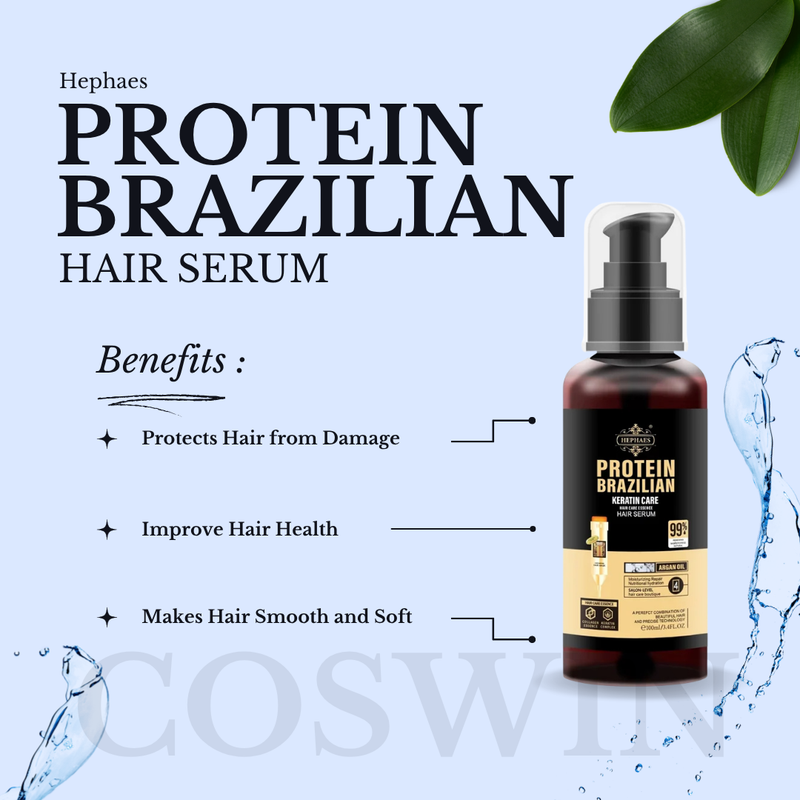 Hephaes Protein Brazilian Keratin Care Hair Serum