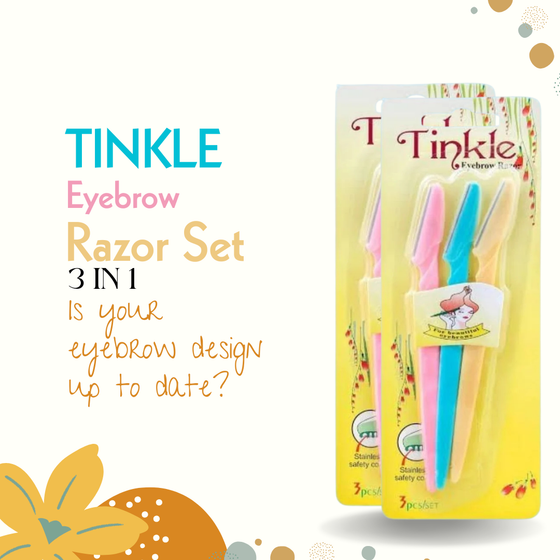 Tinkle Eyebrow Razors Set (3 in 1)