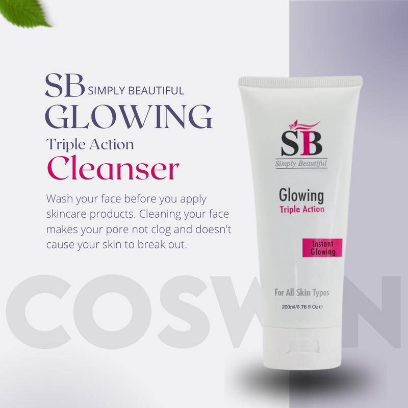 SB Simply Beautiful Glowing Triple Action Cleanser