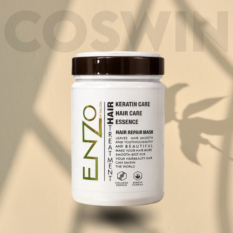 ENZO Keratin Care Hair Repair Mask – Collagen Essence Deep Hair Treatment for Smooth & Healthy Hair