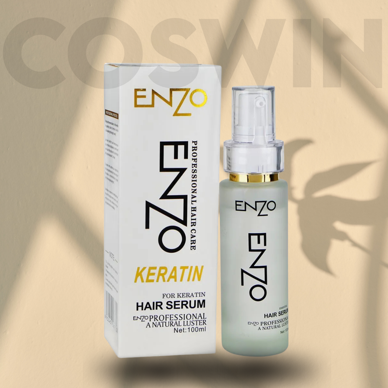 ENZO Professional Keratin Hair Serum – Smooth, Shiny & Frizz Control Hair Care