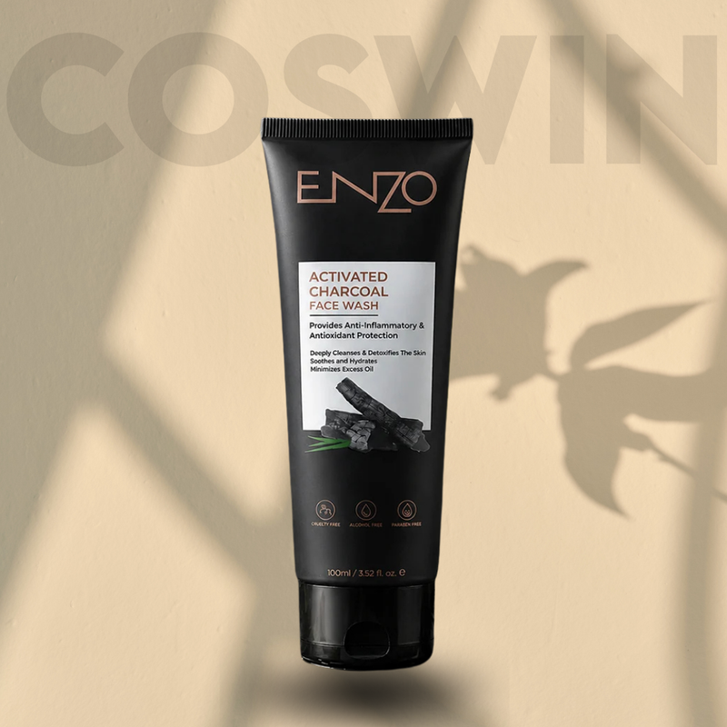 ENZO Advanced Skincare Face Wash – Activated Charcoal, Spotless Glow, Pore Clear & Acne Control