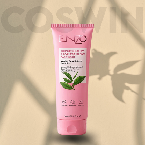 ENZO Advanced Skincare Face Wash – Activated Charcoal, Spotless Glow, Pore Clear & Acne Control