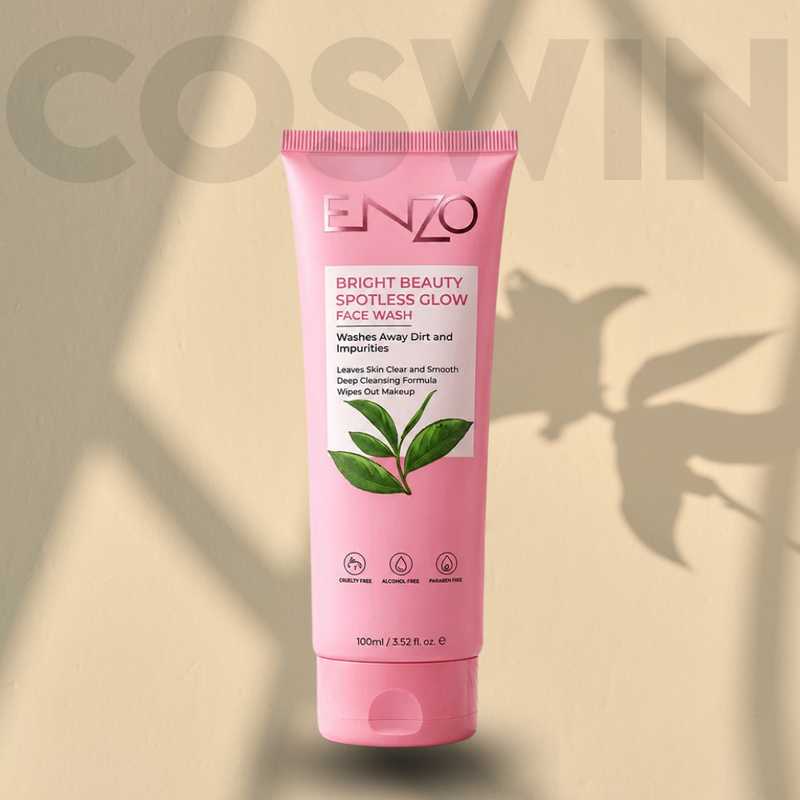 ENZO Advanced Skincare Face Wash – Activated Charcoal, Spotless Glow, Pore Clear & Acne Control