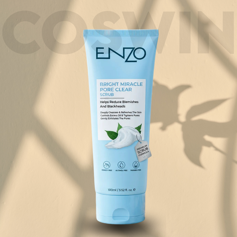 ENZO Advanced Skincare Face Wash – Activated Charcoal, Spotless Glow, Pore Clear & Acne Control